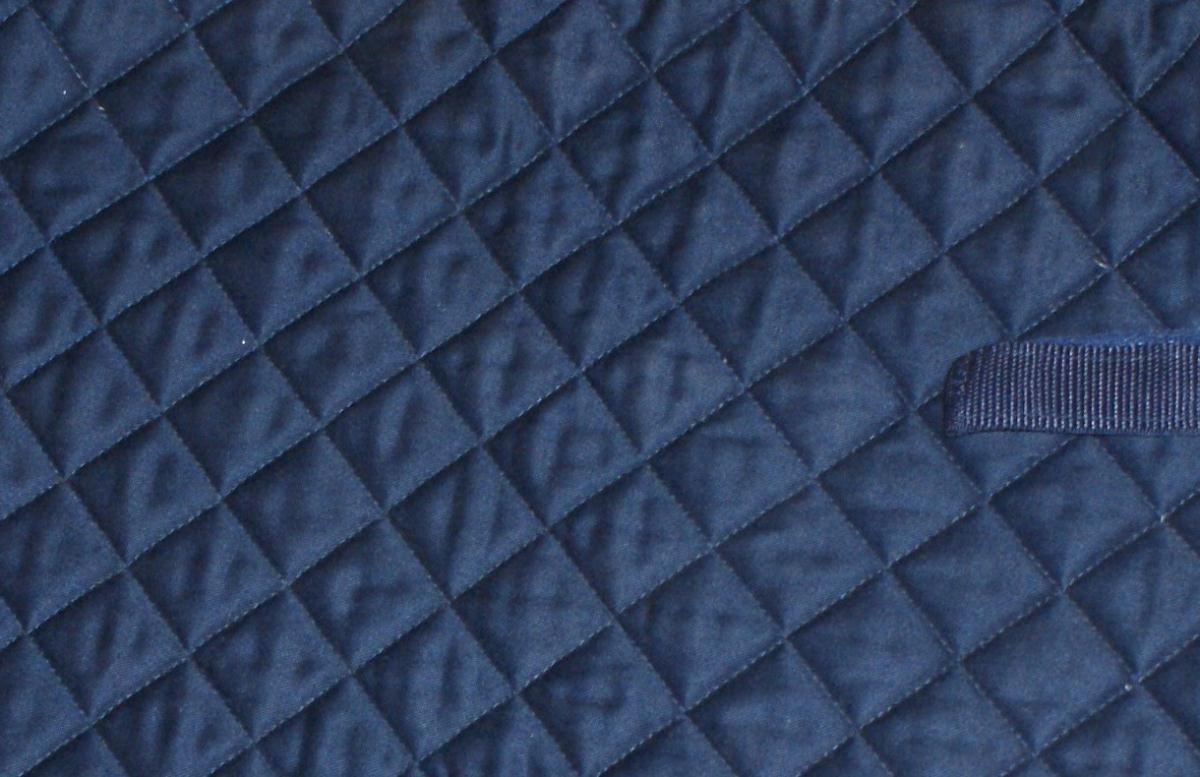 Mooi katoenen shabrak donk. blauw